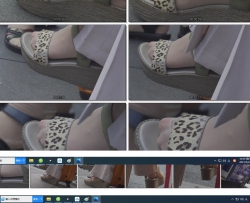4K-����վ̨����ñ�ӵ�Ů��һ˫��Ь����˿��������.