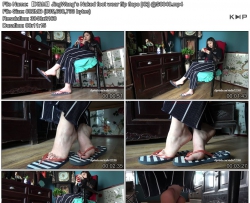 ��K&M��JingWang`s Naked foot wear flip flops [4k] @